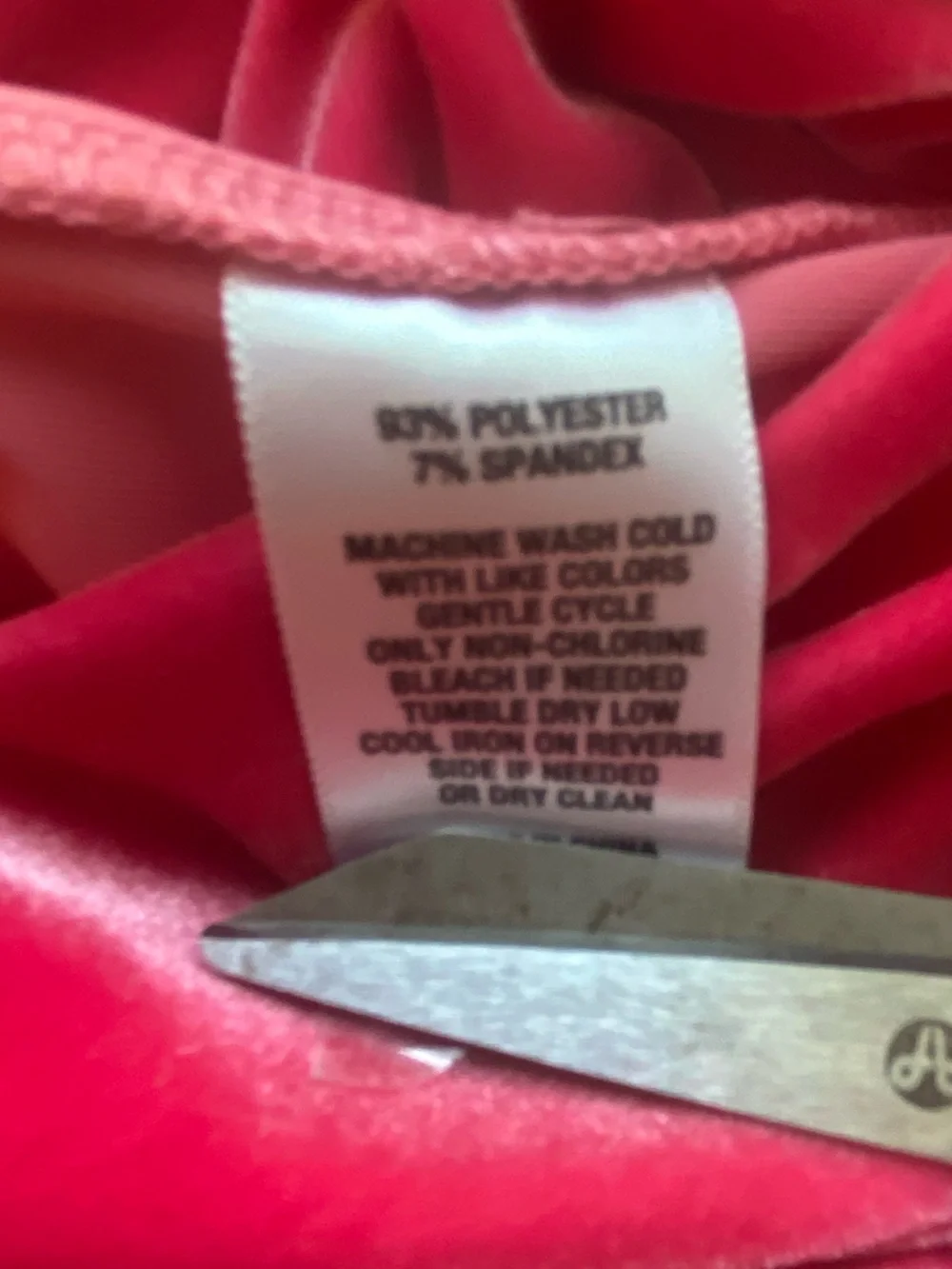 Chaps Sz M Pink Velour Midi Dress